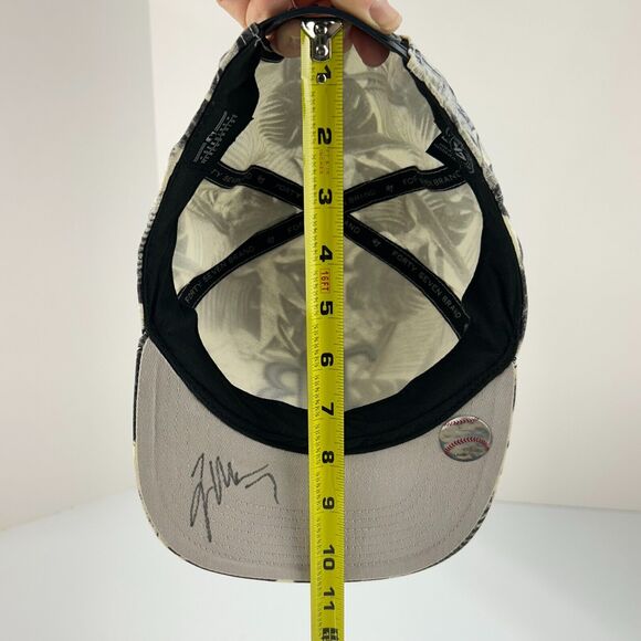 Tampa Bay Rays Signed Mens Adj Hat LOGAN MORRISON #7 Cap Snapback '47 Brand Palm - Picture 15 of 16